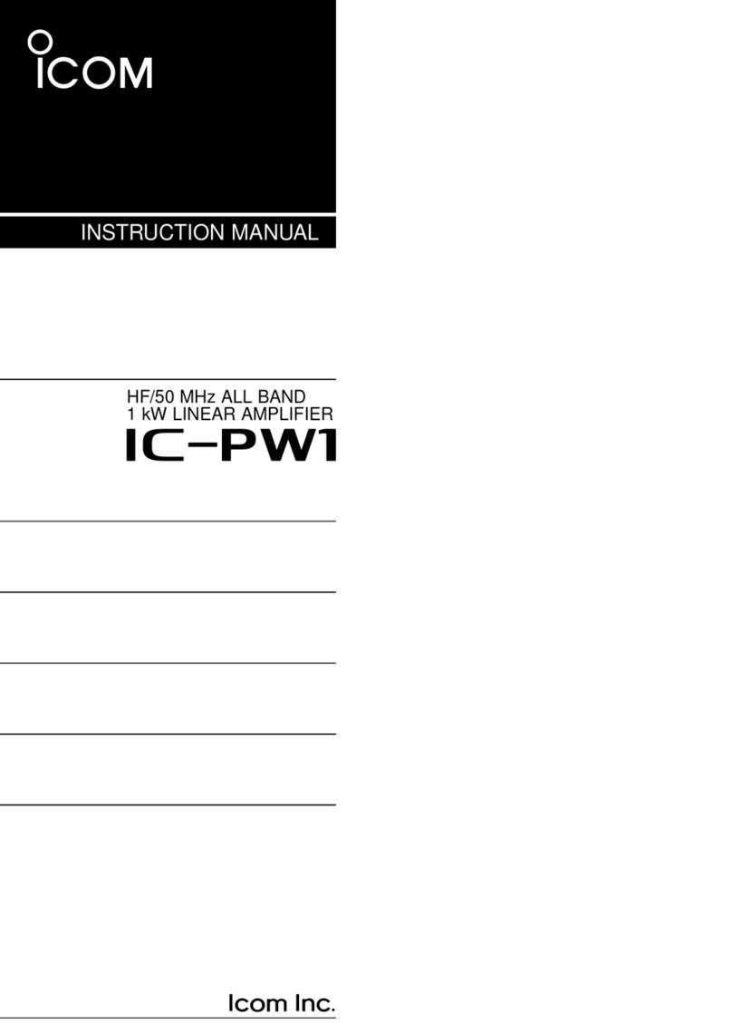 Icom IC-PW1 User manual Icom IC-PW1 User manual