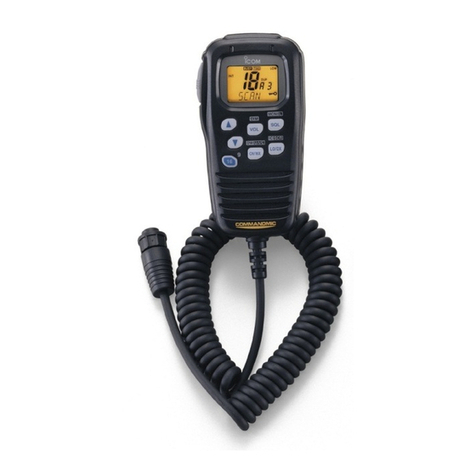 Icom HM-127 User manual