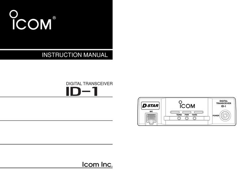 Icom ID-1 User manual