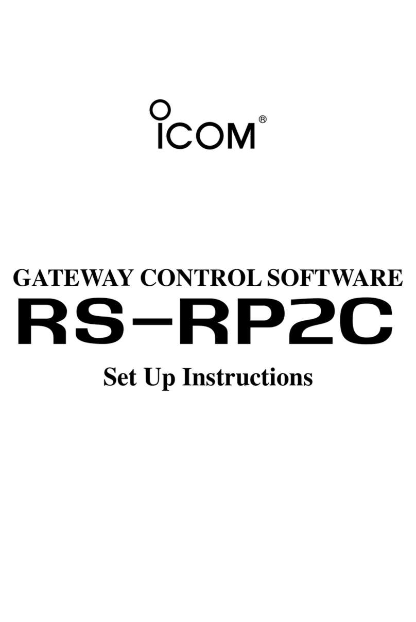 Icom RS-RP2C Setup instructions