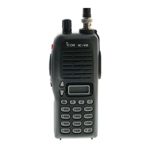 Icom IC-V8 instruction manual
