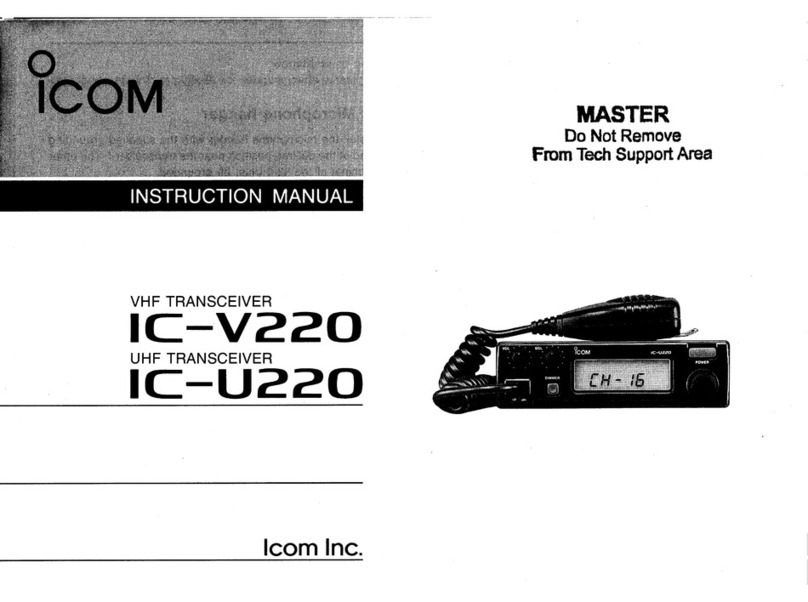 Icom IC-U220 User manual