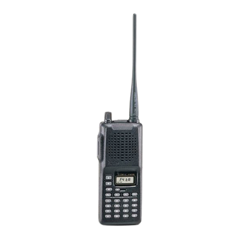 Icom IC-F4TR User manual