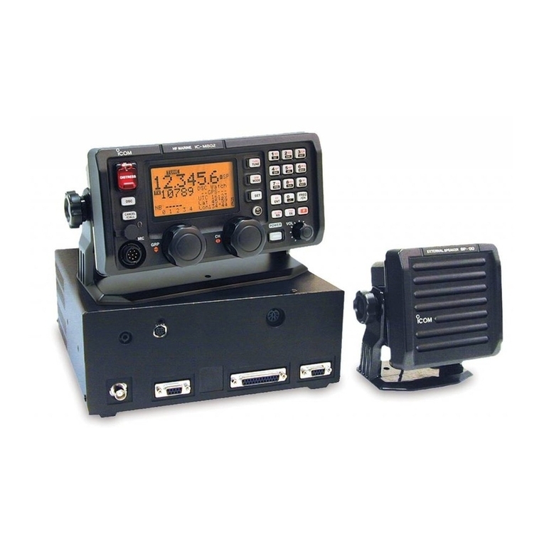 Icom IC-M802 User manual Icom IC-M802 User manual