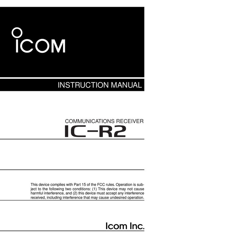 Icom IC-R2 instruction manual