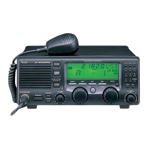Icom IC-M700PRO User manual