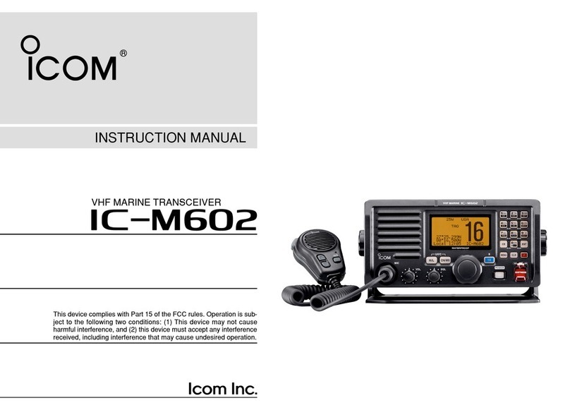 Icom IC-M602 User manual