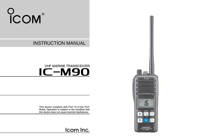 Icom IC-M90 instruction manual