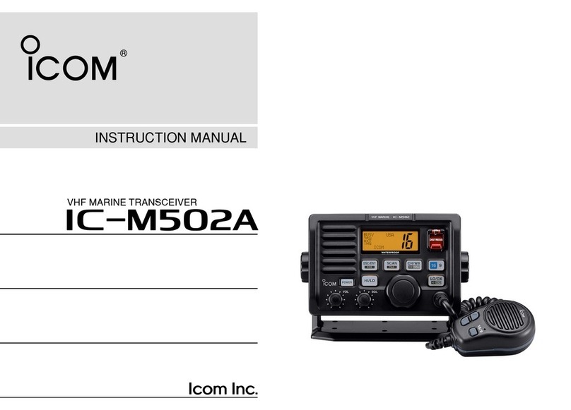 Icom IC-M502A User manual
