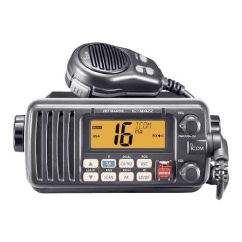 Icom IC-M422 User manual