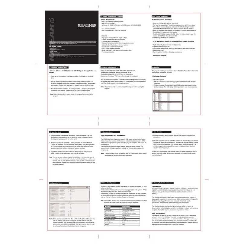 IOGear SmartLink GUN161 user manual