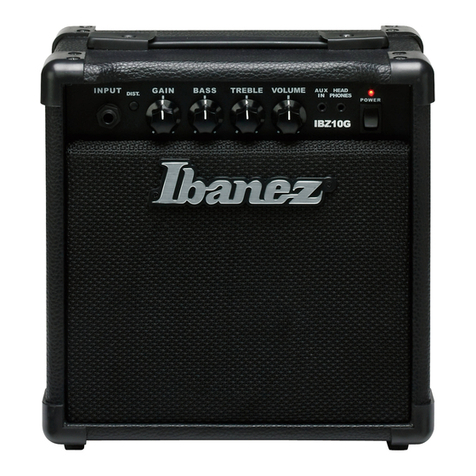 Ibanez IBZ10G User manual