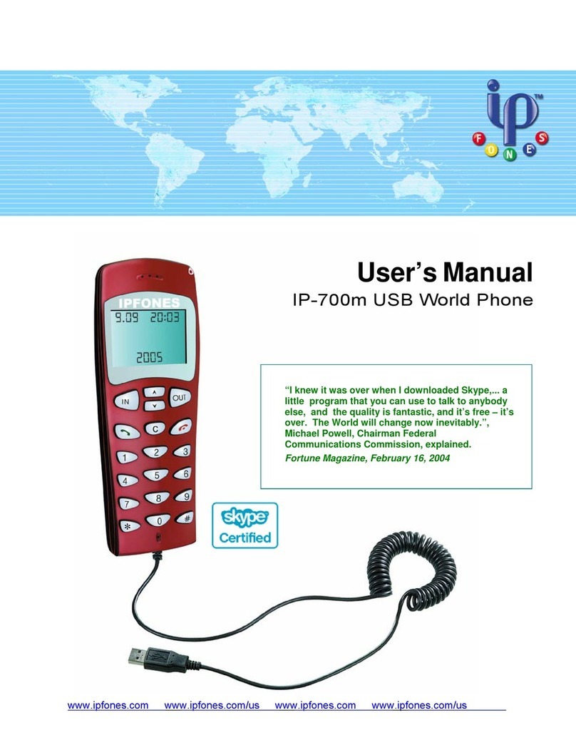IPFones IP-700m user manual
