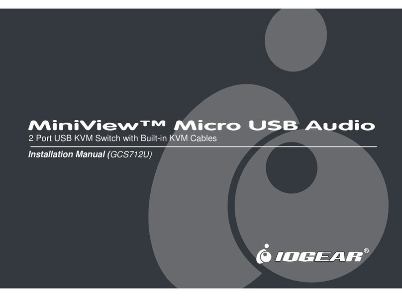 IOGear MiniView GCS712U User manual IOGear MiniView GCS712U User manual