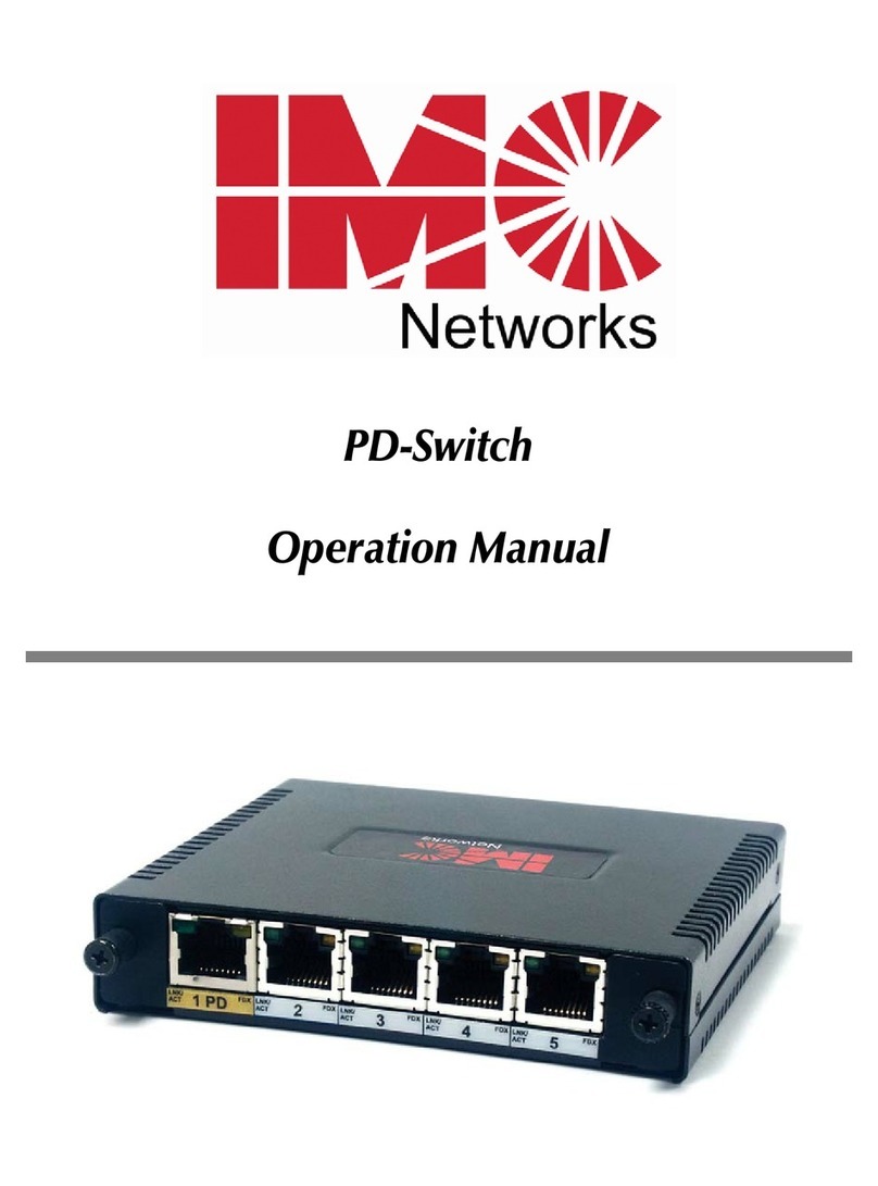 IMC Networks PD-Switch User manual