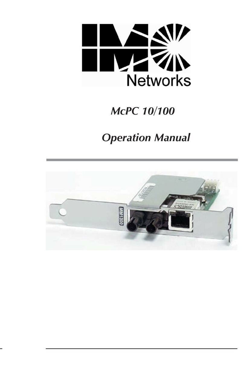IMC Networks McPC 10/100 User manual