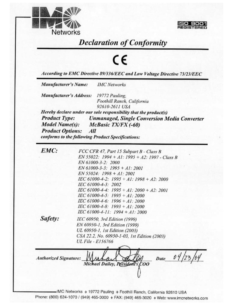 IMC Networks McBasic TX/FX Manual