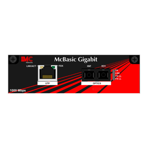 IMC Networks McBasic-Gigabit User manual