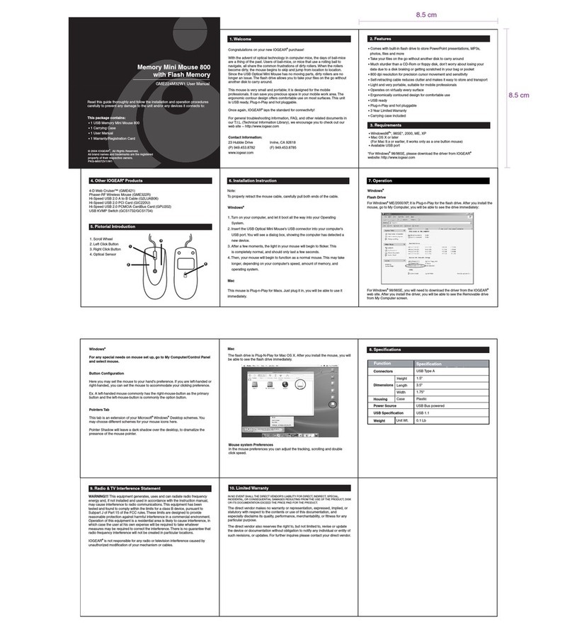 IOGear GME224M32 User manual