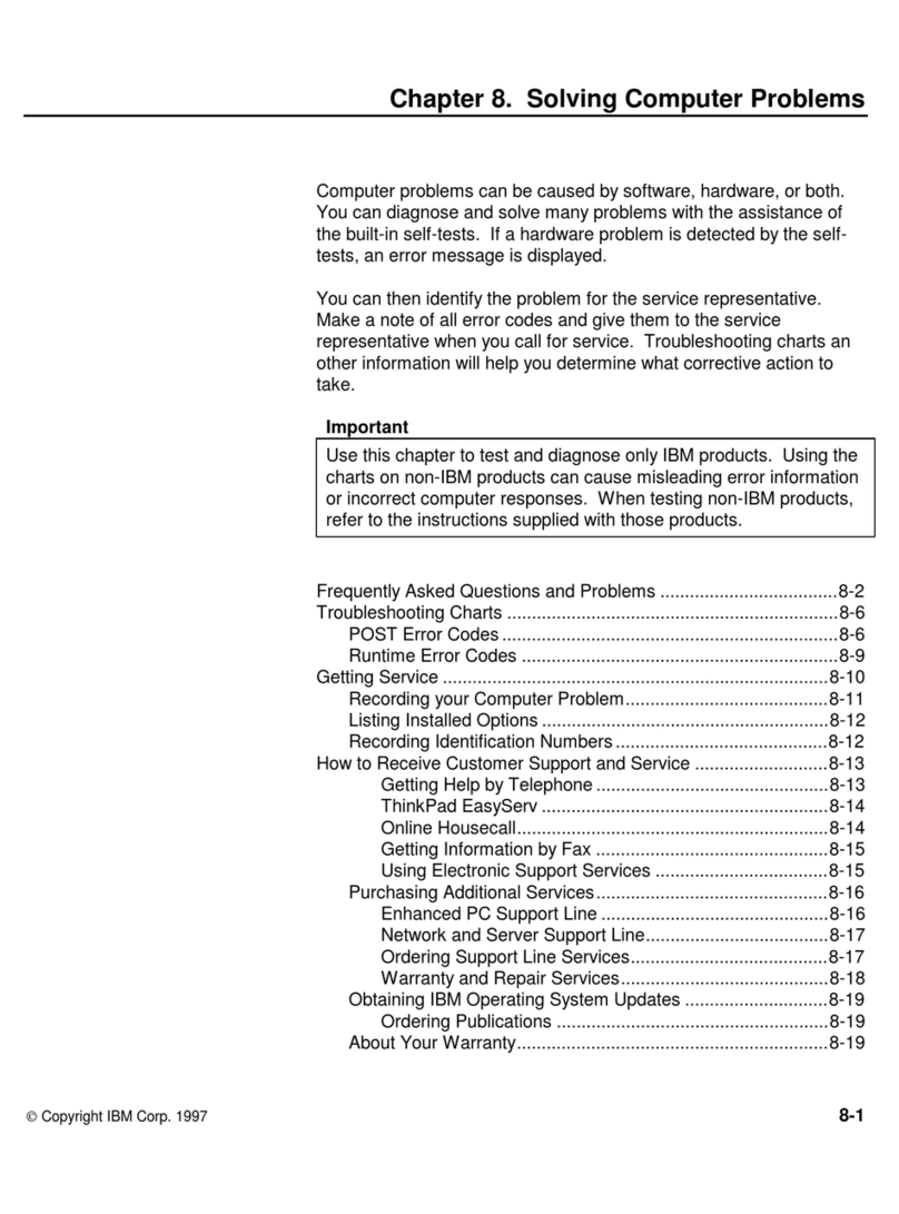 IBM ThinkPad 310E User manual