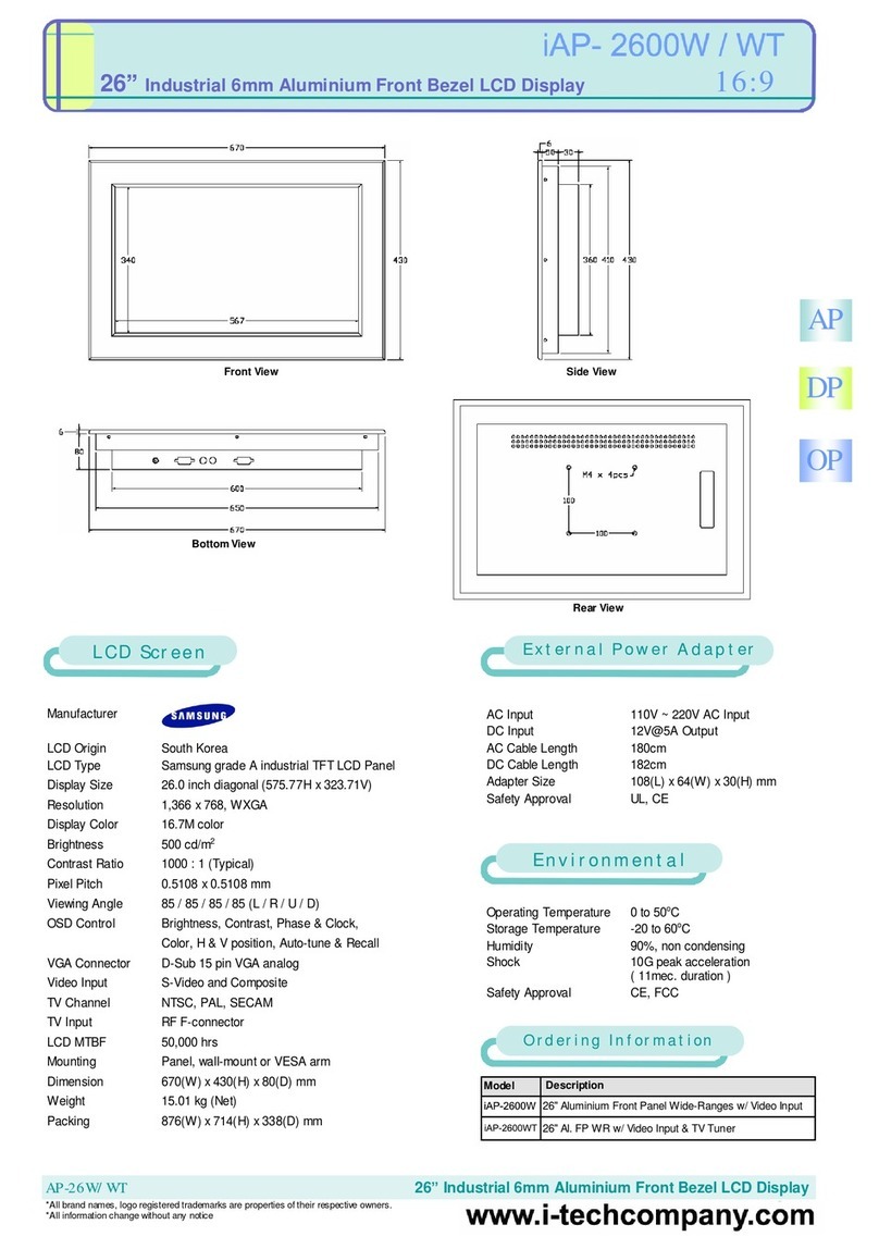 Samsung UltraView iAP2600W User manual