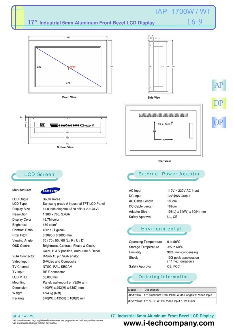 Samsung UltraView iAP1700W User manual