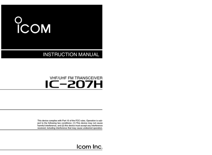 Icom IC-207H instruction manual