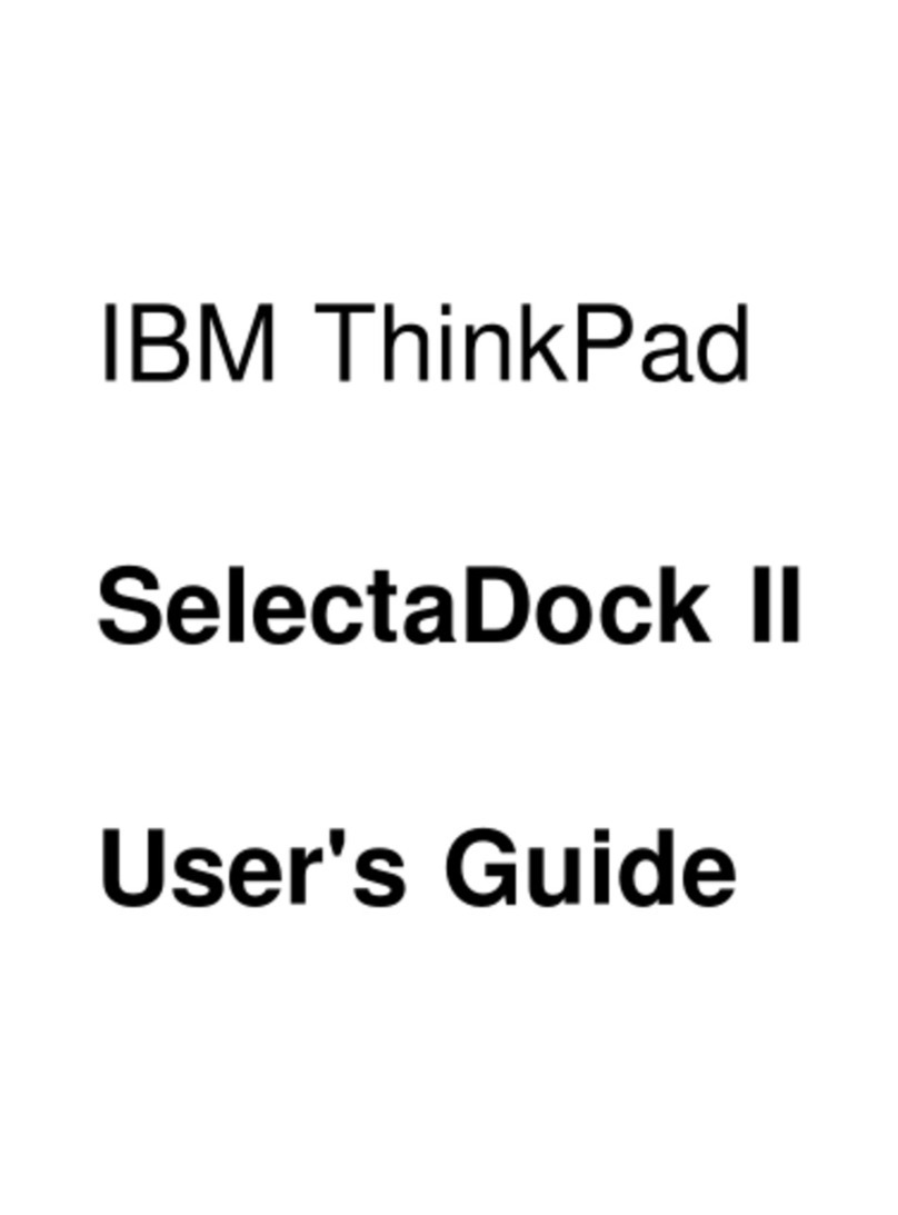 IBM SelectaDock II User manual