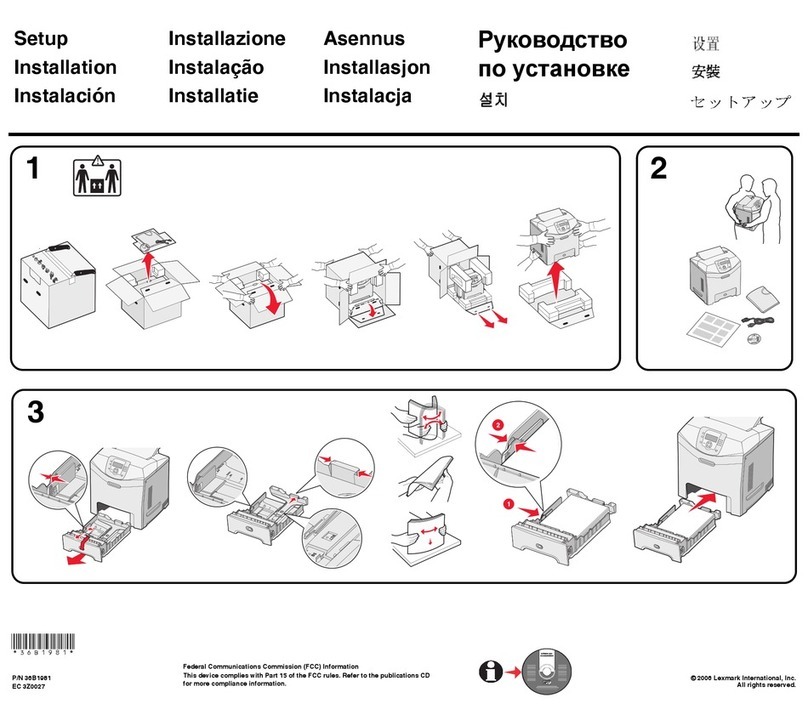 Lexmark InfoPrint 1612 Operating and safety instructions
