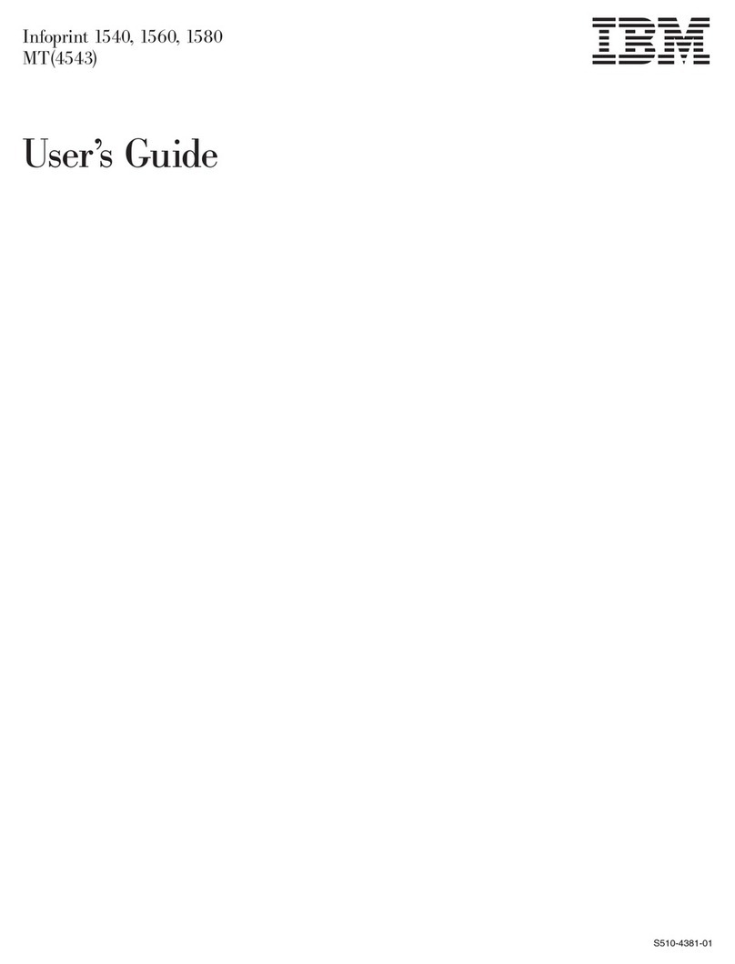 IBM InfoPrint 1540 User manual