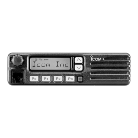 Icom IC-F121 User manual