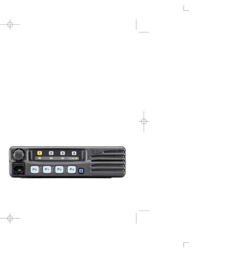 Icom IC-F111S User manual Icom IC-F111S User manual