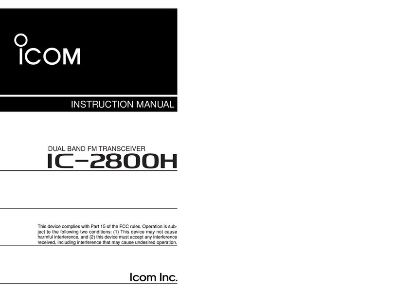Icom IC-2800H User manual