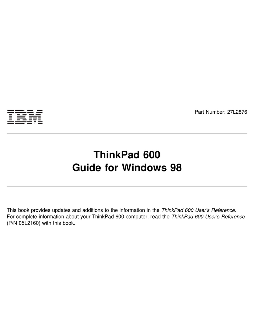 IBM ThinkPad 600 Quick start guide