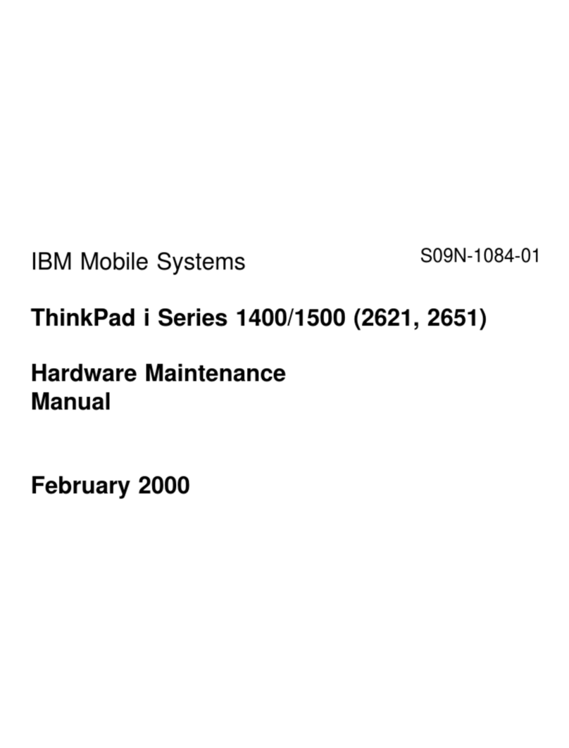IBM ThinkPad i Series 1400 Owner's manual