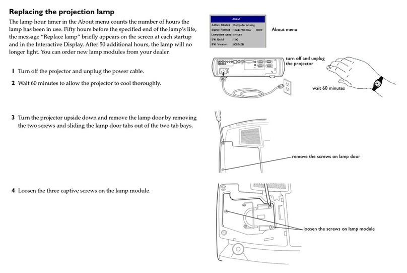 InFocus LP 815 Lamp replacement update