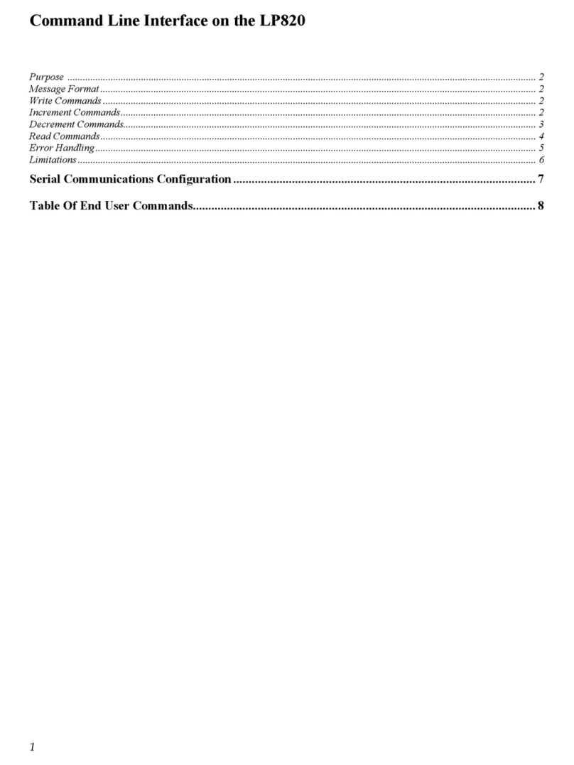 InFocus LP 815 User manual