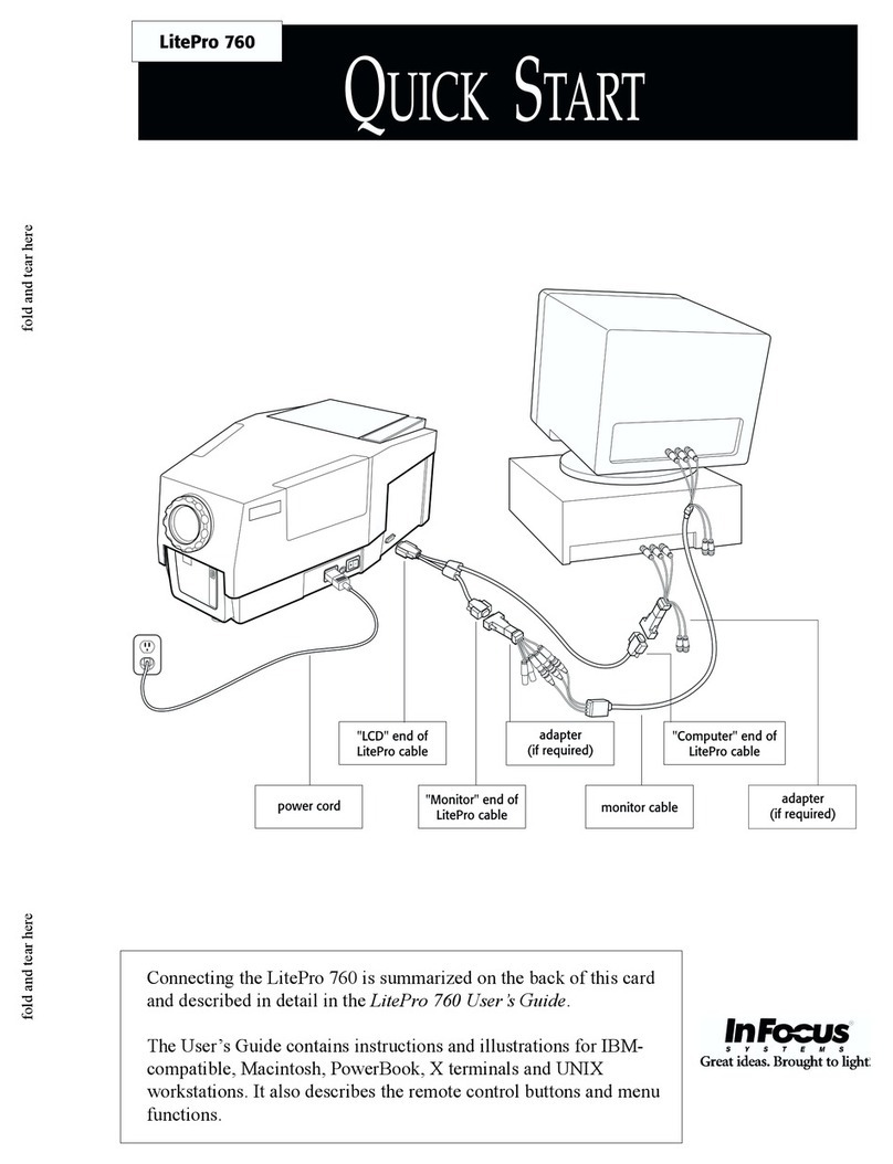 InFocus LP760 User manual