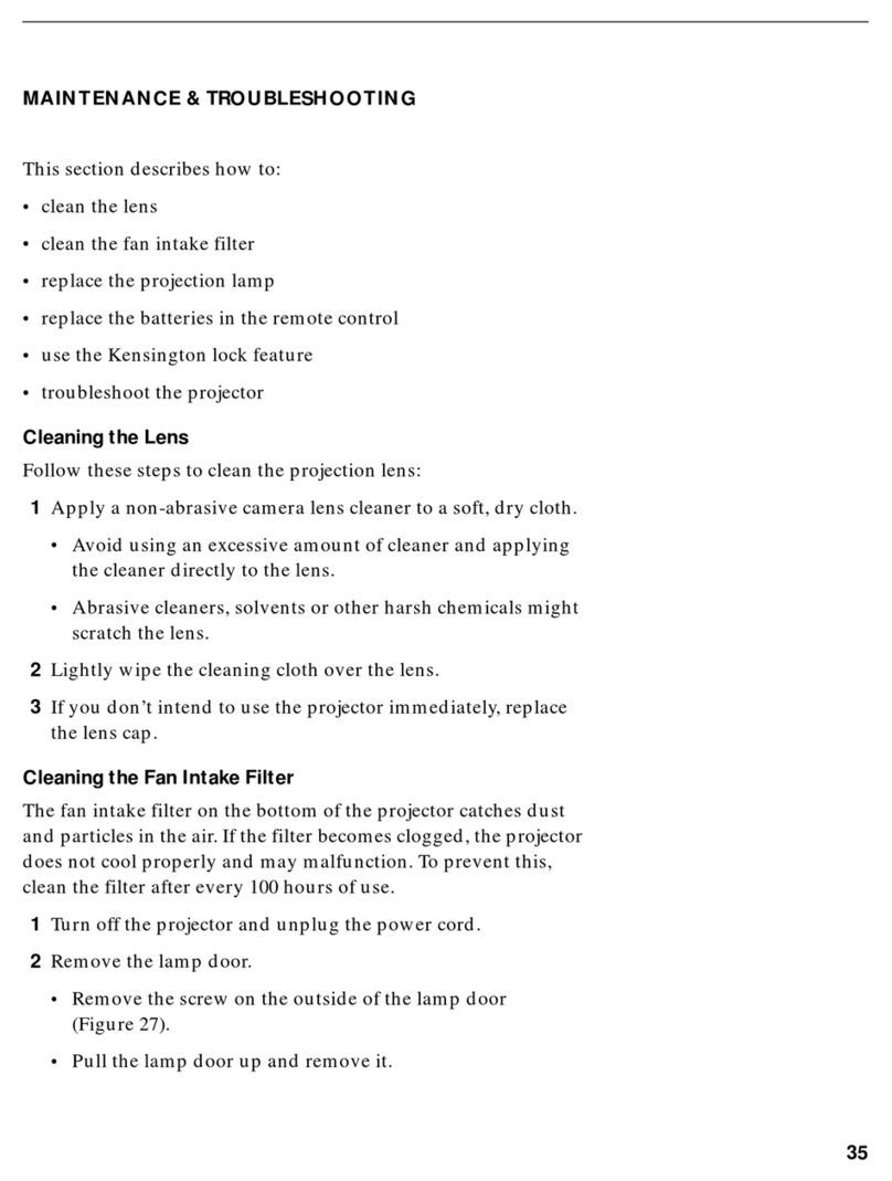 InFocus LP 750 LiteMount Operating instructions InFocus LP 750 LiteMount Operating instructions