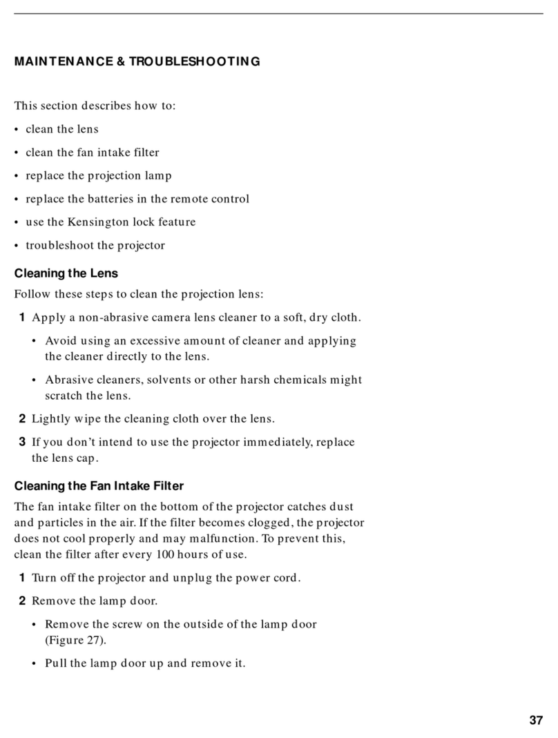 InFocus LP755 Operating instructions