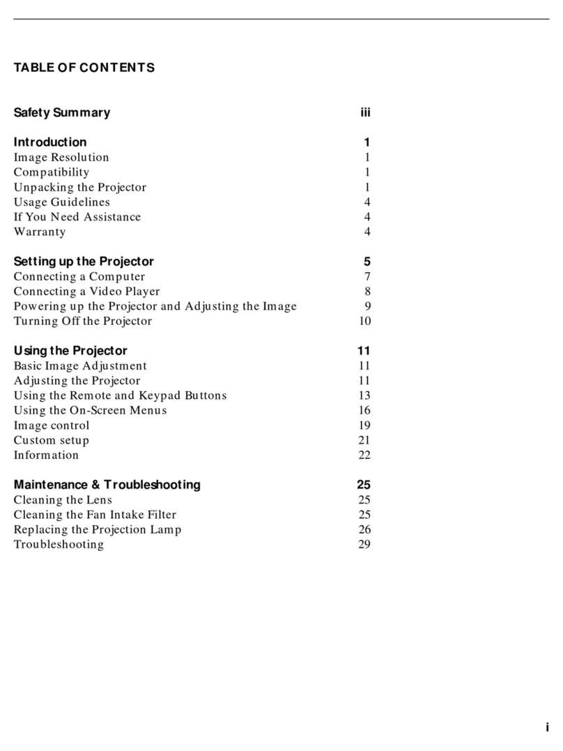 InFocus LP 740 LiteMount user manual