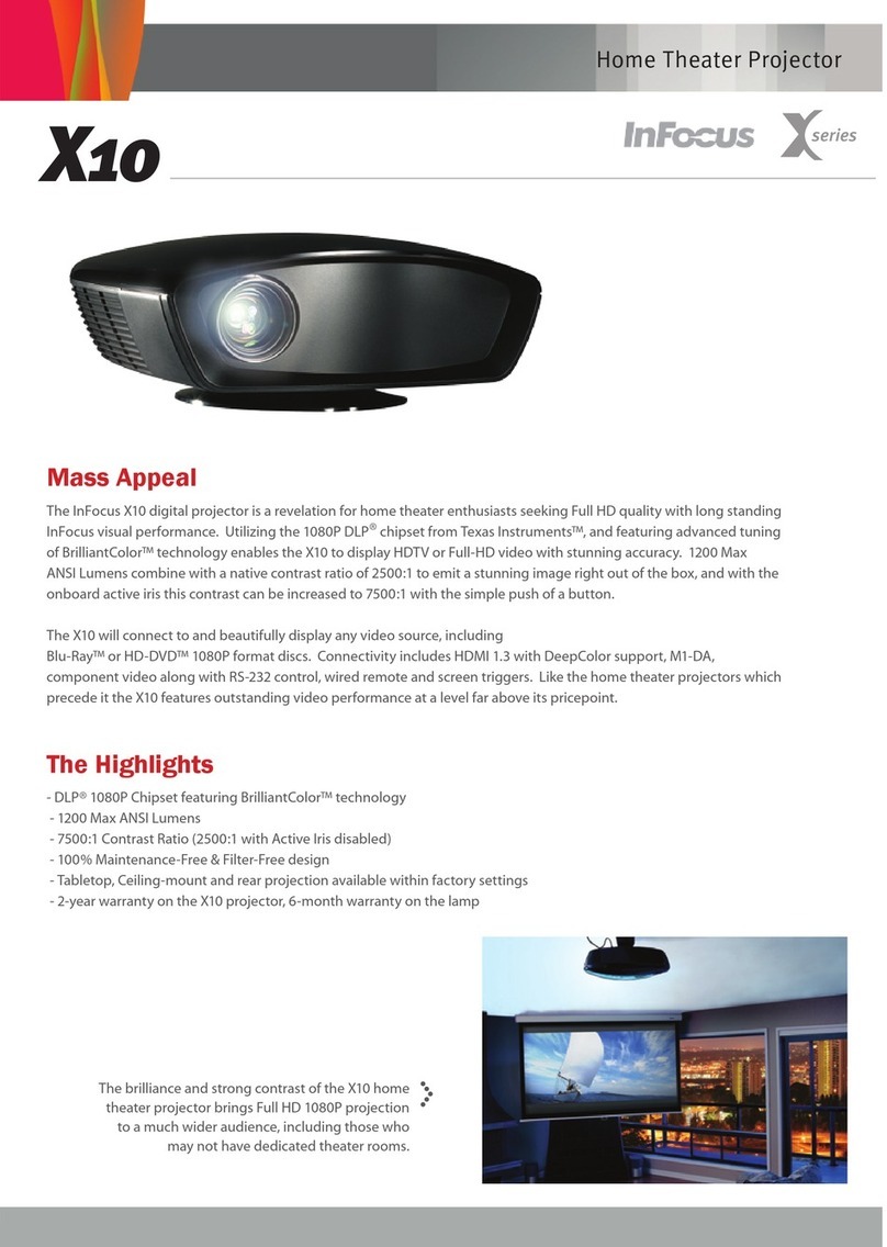InFocus Play Big X10 User manual