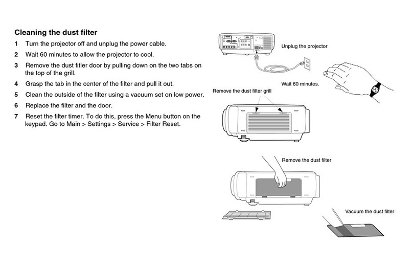 InFocus LP 850 User manual