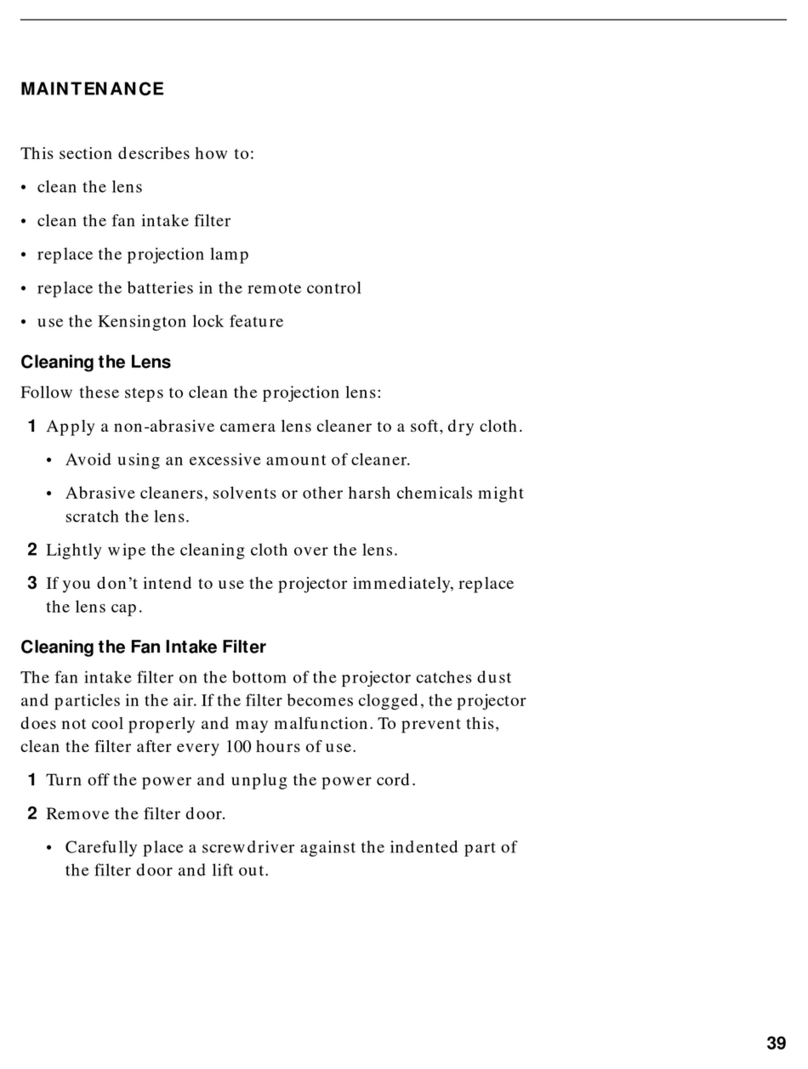 InFocus LP720 Guide