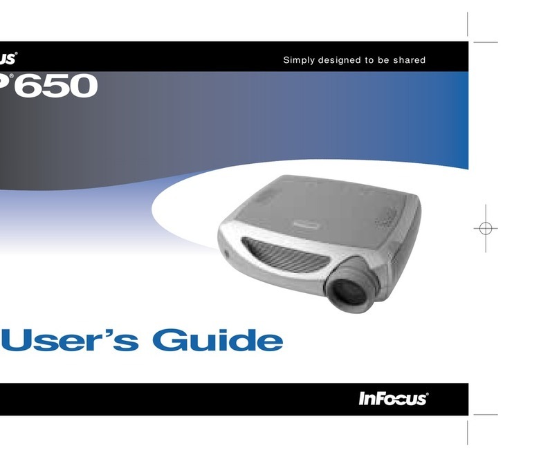 InFocus LP 650 User manual