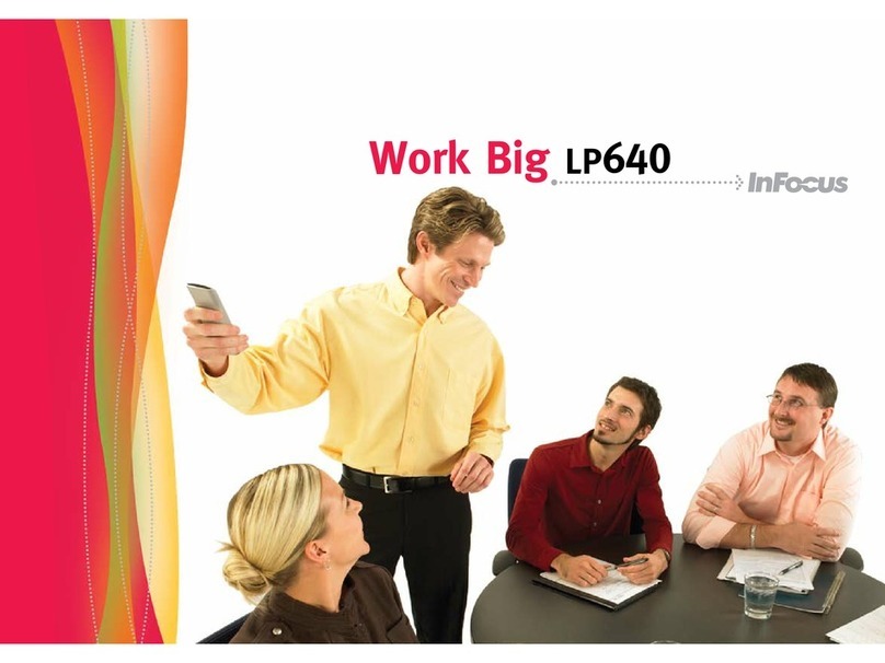 InFocus LP 640 User manual