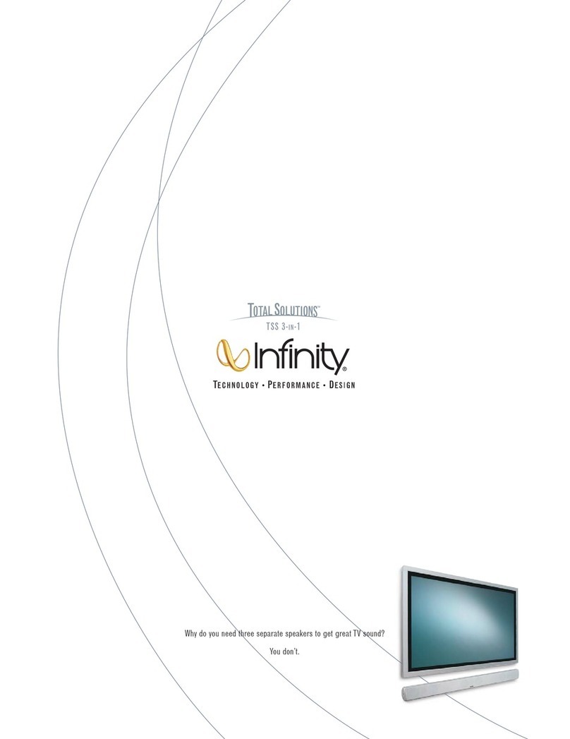 Infinity Total Solutions TSS-3IN1 User manual