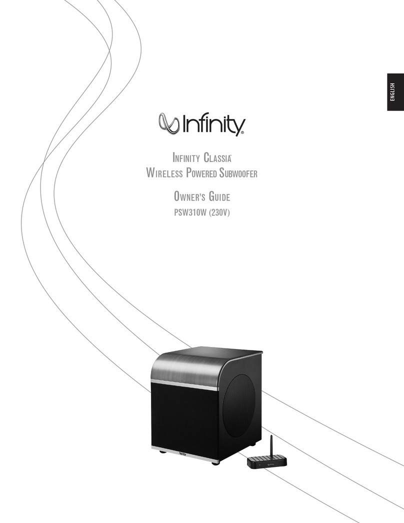Infinity CLASSIA PSW310W User manual