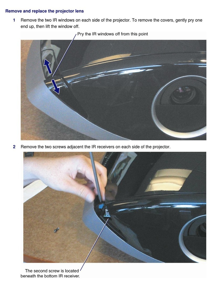 InFocus SP777 Use and care manual