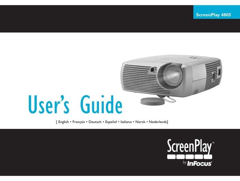 InFocus SP4805 User manual InFocus SP4805 User manual